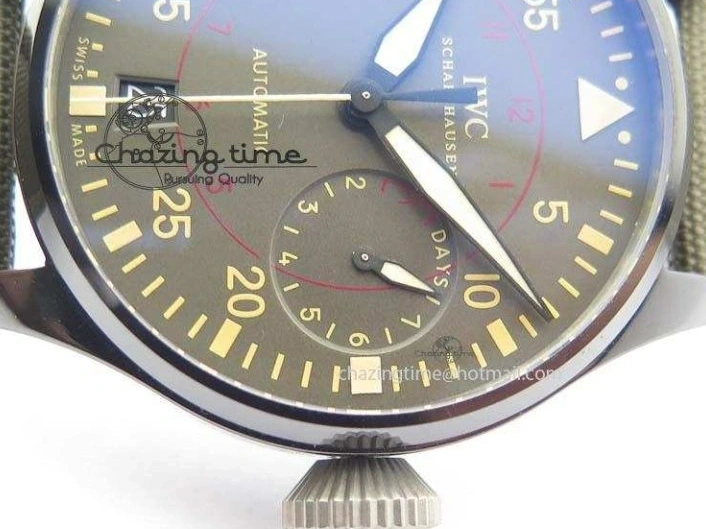 MIROTIME 0331 Chic Big Pilot Real PR IW501902 Real Ceramic ZF 1:1 Best Edition On Nylon Strap A 7275